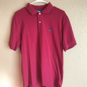 Brooks Brothers magenta collared shirt- size m